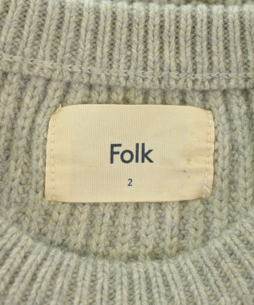FOLK（フォーク）ニット・セーター グレー サイズ:2(M位) レディース/2200607649116