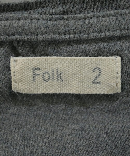 FOLK（フォーク）Tシャツ・カットソー グレー サイズ:2(M位) メンズ/2200643070035