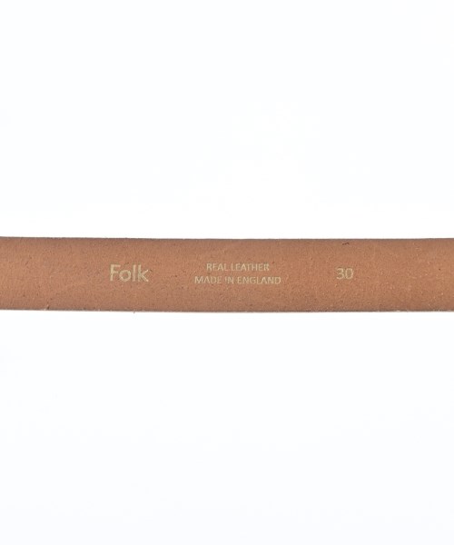 FOLK（フォーク）ベルト 紺 サイズ:30 メンズ/2200726313110