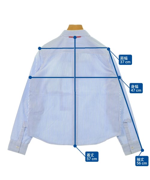 sunao kuwahara（スナオクワハラ）カジュアルシャツ 青 サイズ:M レディース/2200634269035