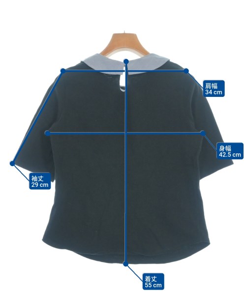 sunao kuwahara（スナオクワハラ）Tシャツ・カットソー 黒 サイズ:2(M位) レディース/2200655978015