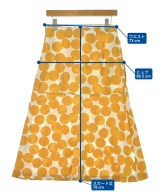 sunao kuwahara（スナオクワハラ）ロング・マキシ丈スカート 黄 サイズ:2(M位) レディース/2200655978114