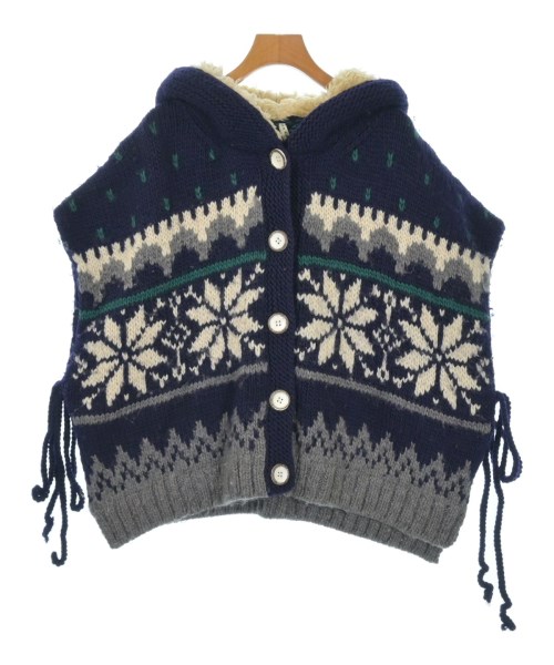 sunao kuwahara(スナオクワハラ)ニット・セーター 紺 サイズ:F/2200645990089