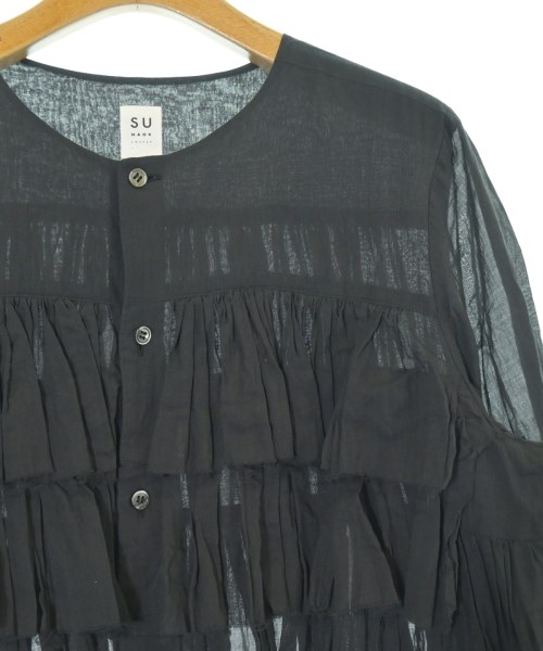 sunao kuwahara（スナオクワハラ）カジュアルシャツ 黒 サイズ:2(M位) レディース/2200642408013