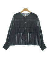 sunao kuwahara（スナオクワハラ）カジュアルシャツ 黒 サイズ:2(M位) レディース/2200642408013