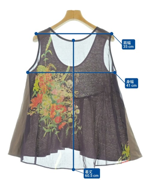 sunao kuwahara（スナオクワハラ）カジュアルシャツ 茶 サイズ:2(M位) レディース/2200642408037