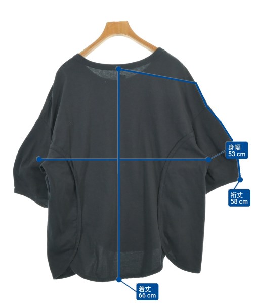 sunao kuwahara（スナオクワハラ）Tシャツ・カットソー 黒 サイズ:2(M位) レディース/2200669443011