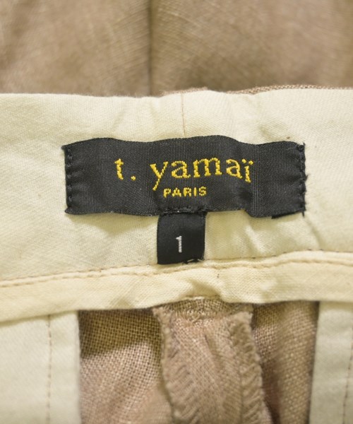 t.yamai paris（ティヤマイ）スラックス ベージュ サイズ:1(S位) レディース/2200640604059