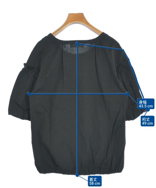 t.yamai paris（ティヤマイ）Tシャツ・カットソー 黒 サイズ:1(S位) レディース/2200642758804