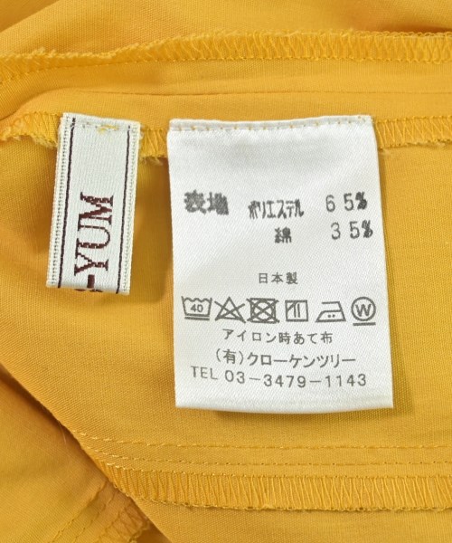 YAB-YUM（ヤブヨム）ブラウス 黄 サイズ:-(M位) レディース/2200604465078