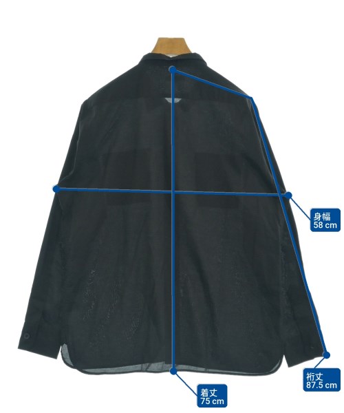 YAB-YUM（ヤブヨム）カジュアルシャツ 黒 サイズ:-(L位) メンズ/2200721535012