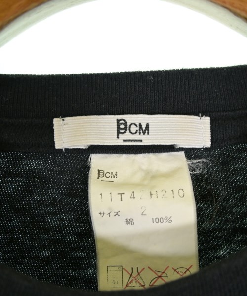 PPCM（ピーピーシーエム）Tシャツ・カットソー 黒 サイズ:2(M位) メンズ/2200709880028