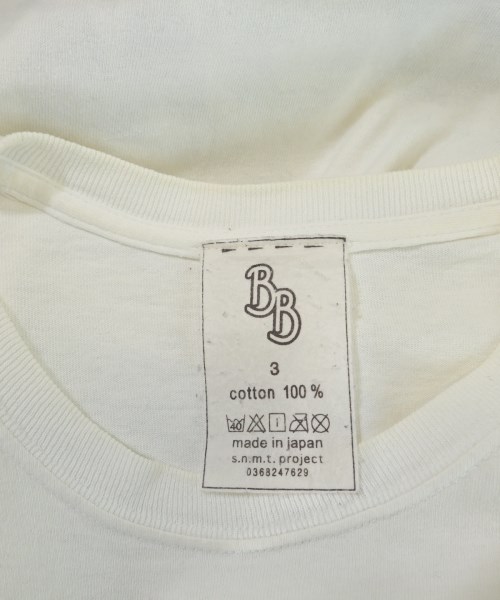 SHINYA NOMOTO（シンヤ　ノモト）Tシャツ・カットソー 白 サイズ:3(L位) メンズ/2200609338148