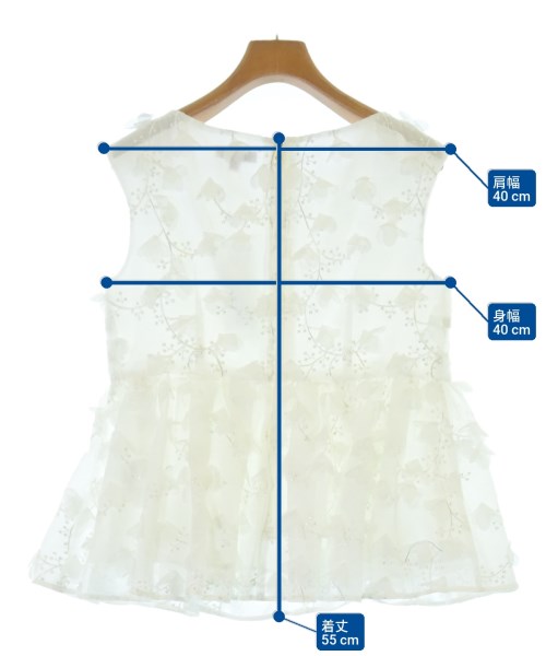 TOCCA（トッカ）ブラウス 白 サイズ:0(XS位) レディース/2200617891147