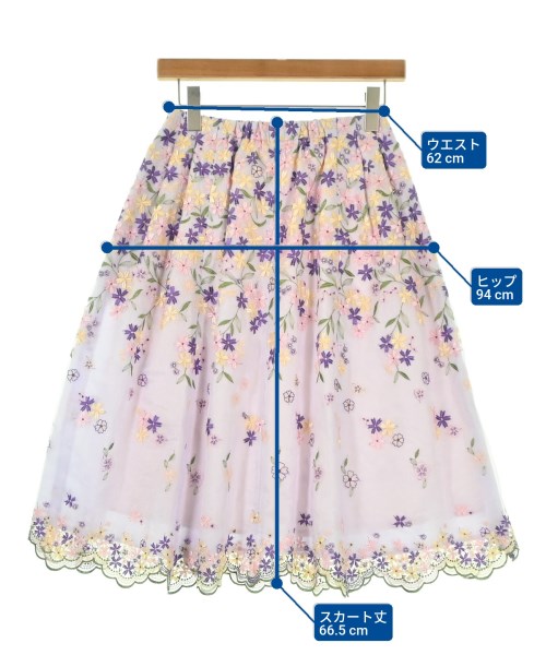 TOCCA（トッカ）ロング・マキシ丈スカート 紫 サイズ:0(XS位) レディース/2200684959047
