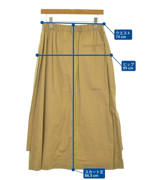 Ne-net（ネネット）ロング・マキシ丈スカート ベージュ サイズ:2(M位) レディース/2200678083017