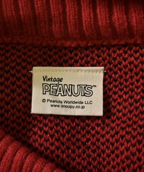 VINTAGE PEANUTS（ヴィンテージピーナッツ）ニット・セーター 赤 サイズ:L メンズ/2200699614054
