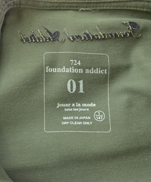 foundation addict（ファンデーションアディクト）ミリタリーブルゾン カーキ サイズ:L メンズ/2200699890434