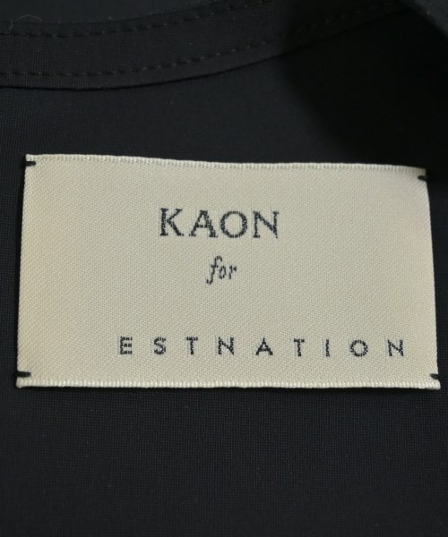 Kaon（カオン）ブラウス 紺 サイズ:36(S位) レディース/2200655567783