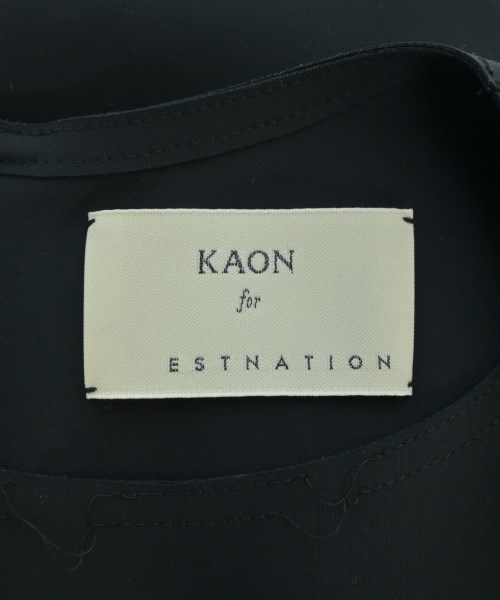 Kaon（カオン）ブラウス 黒 サイズ:38(M位) レディース/2200684940038