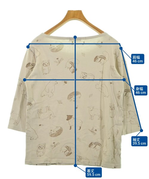 mercibeaucoup,（メルシーボークー）Tシャツ・カットソー ベージュ サイズ:3(L位) メンズ/2200566870163