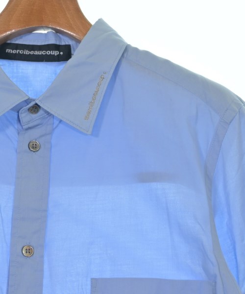 mercibeaucoup,（メルシーボークー）カジュアルシャツ 青 サイズ:3(L位) メンズ/2200620538114