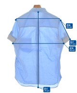 mercibeaucoup,（メルシーボークー）カジュアルシャツ 青 サイズ:3(L位) メンズ/2200620538114