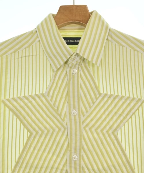 mercibeaucoup,（メルシーボークー）カジュアルシャツ 緑 サイズ:3(L位) メンズ/2200650341043