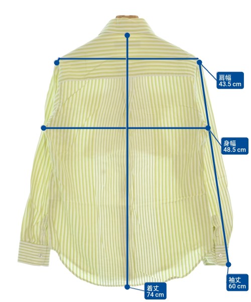 mercibeaucoup,（メルシーボークー）カジュアルシャツ 緑 サイズ:3(L位) メンズ/2200650341043