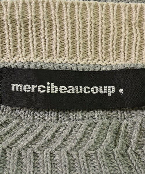 mercibeaucoup,（メルシーボークー）ニット・セーター ベージュ サイズ:3(L位) メンズ/2200652161052
