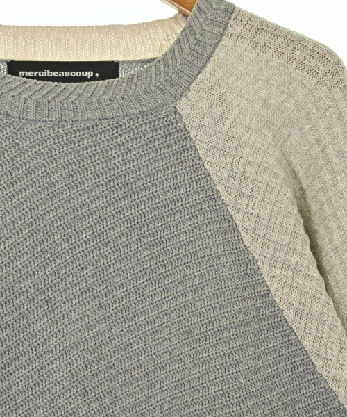 mercibeaucoup,（メルシーボークー）ニット・セーター ベージュ サイズ:3(L位) メンズ/2200652161052