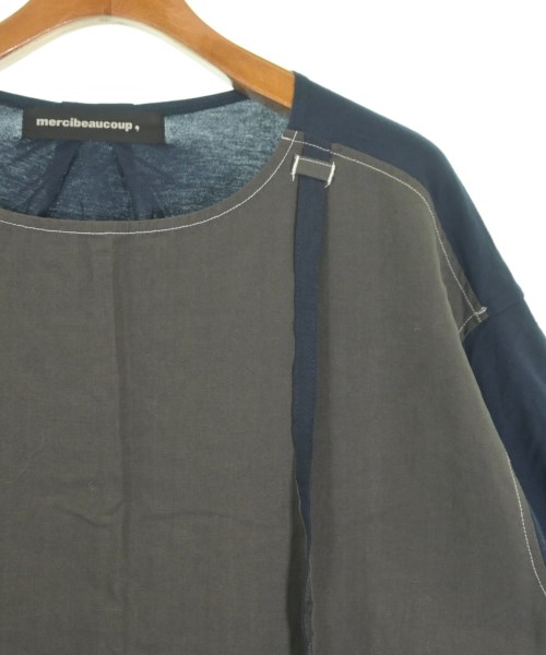 mercibeaucoup,（メルシーボークー）Tシャツ・カットソー 紺 サイズ:1(S位) メンズ/2200654214060