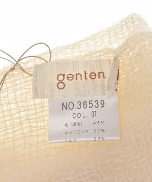 genten（ゲンテン）ストール 白 サイズ:- レディース/2200634129322
