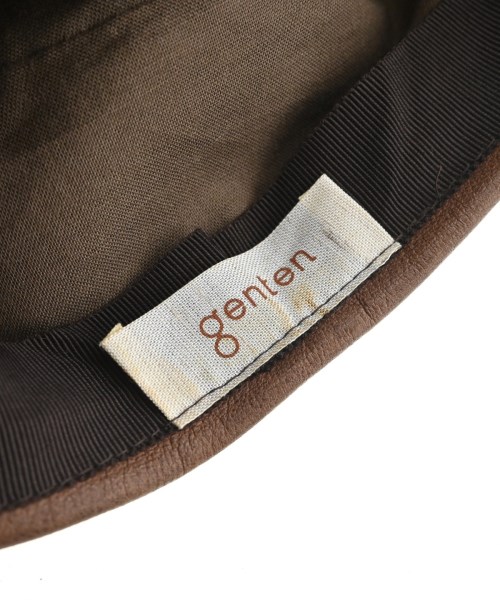 genten（ゲンテン）キャップ 茶 サイズ:- メンズ/2200714090283