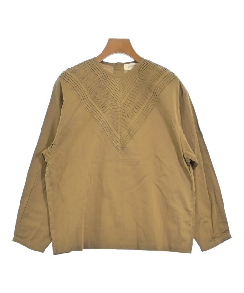 genten(ゲンテン)ブラウス 茶 サイズ:38(M位)/2200667554030