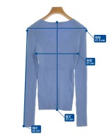 BLACK by moussy（ブラックバイマウジー）ニット・セーター 青 サイズ:F レディース/2200632551040