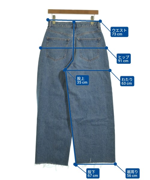 BLACK by moussy（ブラックバイマウジー）デニムパンツ 紺 サイズ:25(L位) レディース/2200619614393