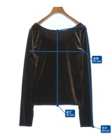 BLACK by moussy（ブラックバイマウジー）Tシャツ・カットソー 茶 サイズ:F レディース/2200672606014