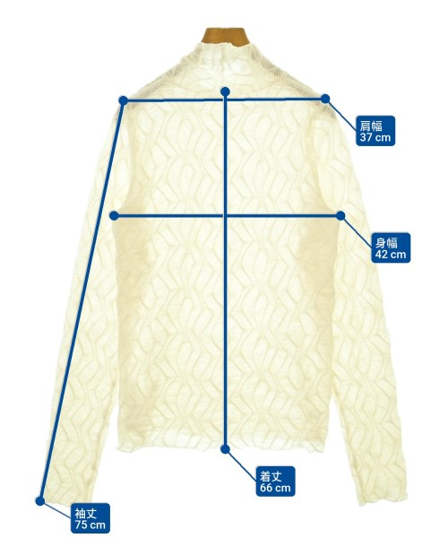 BLACK by moussy（ブラックバイマウジー）Tシャツ・カットソー 白 サイズ:F レディース/2200675491112