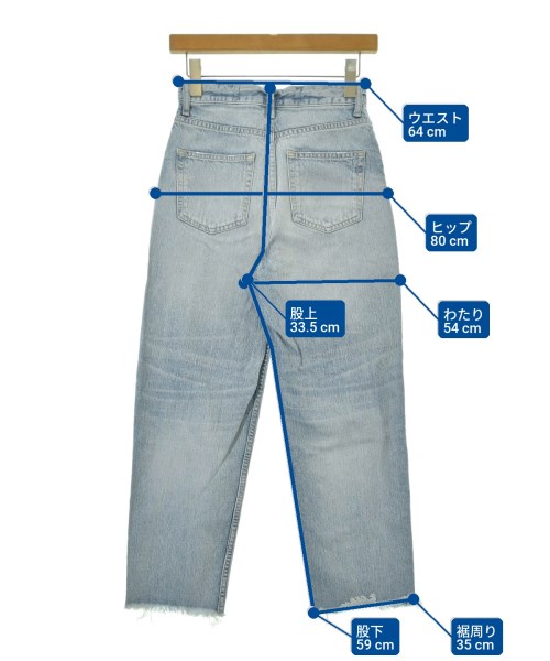 BLACK by moussy（ブラックバイマウジー）デニムパンツ 青 サイズ:23(XS位) レディース/2200654523032