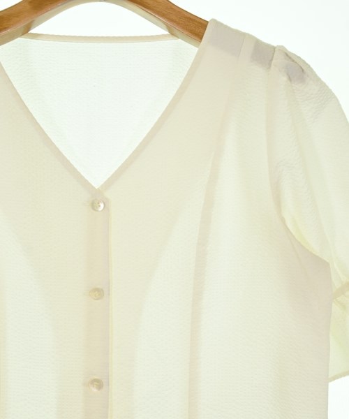 BLACK by moussy（ブラックバイマウジー）ブラウス 白 サイズ:1(S位) レディース/2200708822067