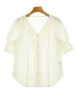 BLACK by moussy（ブラックバイマウジー）ブラウス 白 サイズ:1(S位) レディース/2200708822067