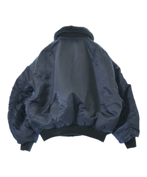BLACK by moussy（ブラックバイマウジー）ミリタリーブルゾン 紺 サイズ:F レディース/2200656718115