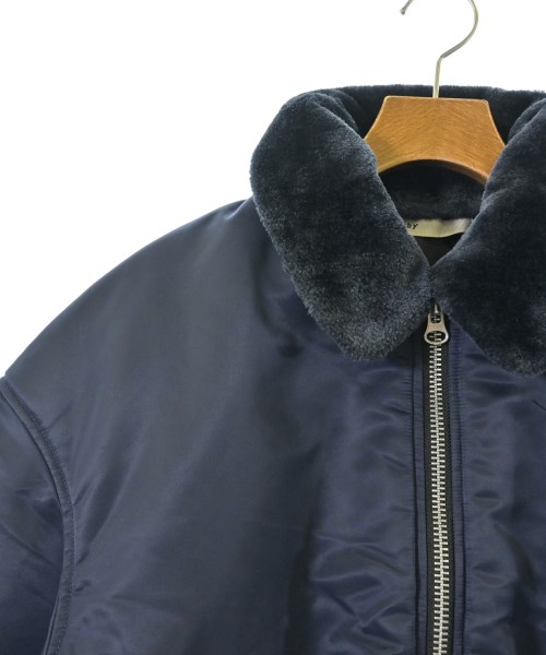 BLACK by moussy（ブラックバイマウジー）ミリタリーブルゾン 紺 サイズ:F レディース/2200656718115