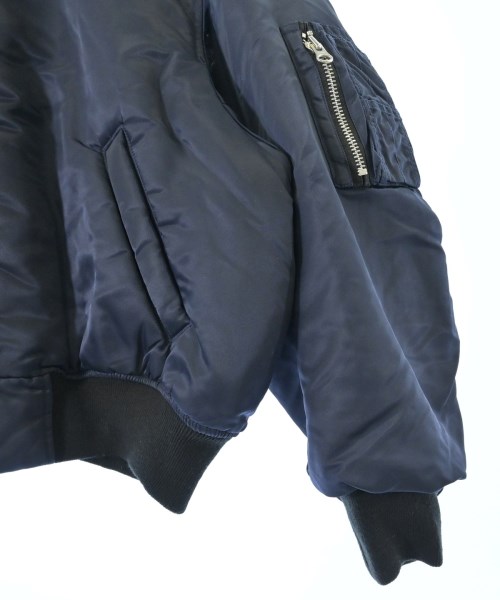 BLACK by moussy（ブラックバイマウジー）ミリタリーブルゾン 紺 サイズ:F レディース/2200656718115