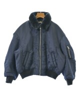 BLACK by moussy（ブラックバイマウジー）ミリタリーブルゾン 紺 サイズ:F レディース/2200656718115