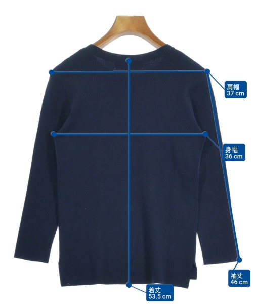 BLACK by moussy（ブラックバイマウジー）ニット・セーター 紺 サイズ:F レディース/2200664472047