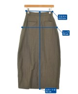 BLACK by moussy（ブラックバイマウジー）ロング・マキシ丈スカート カーキ サイズ:1(S位) レディース/2200727231024