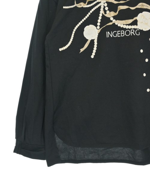 INGEBORG（インゲボルグ）Tシャツ・カットソー 黒 サイズ:3(M位) レディース/2200689950216