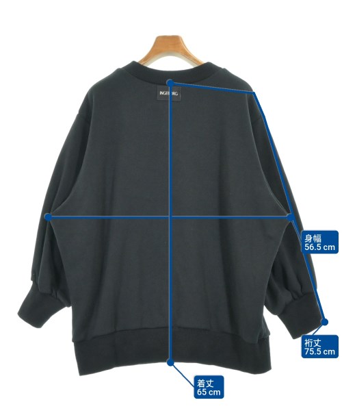 INGEBORG（インゲボルグ）スウェット 黒 サイズ:-(M位) レディース/2200689950438